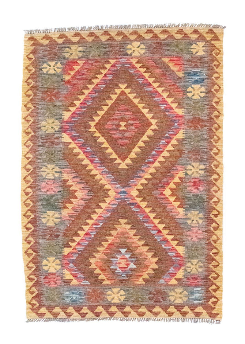 Kelim Carpet - orientalisk matta - 152 x 106 cm - brun