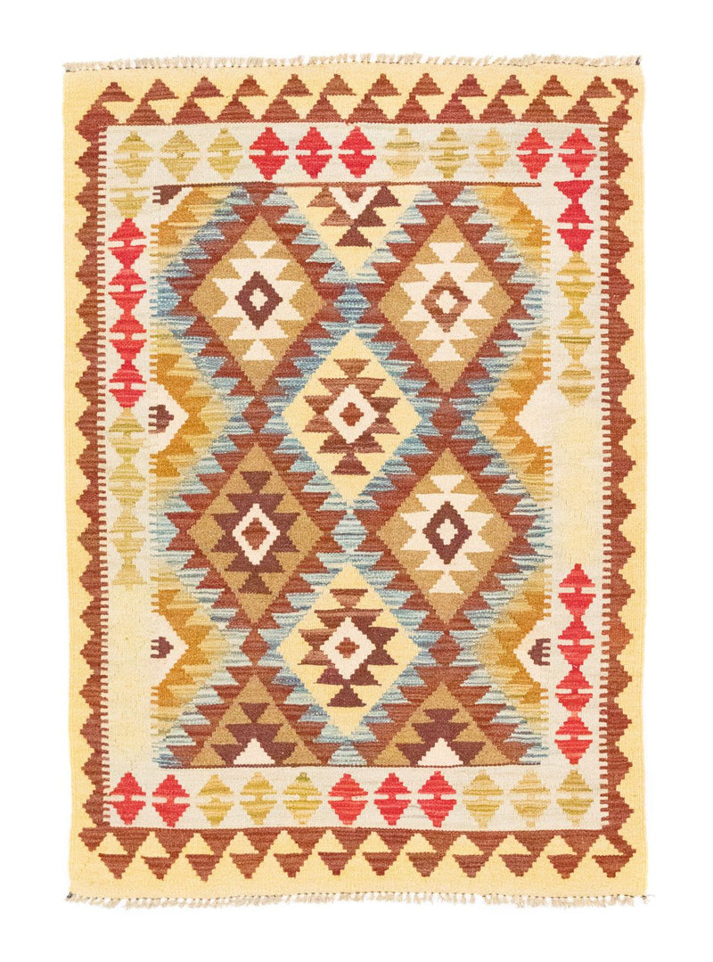 Kelim Carpet - orientalisk matta - 149 x 103 cm - beige