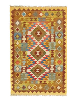 Kelim Carpet - orientalisk matta - 159 x 101 cm - beige