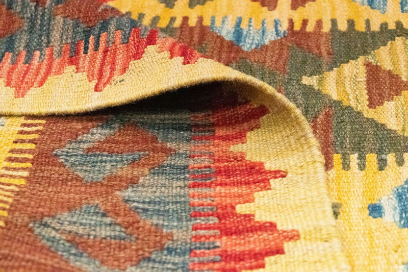 Kelim Carpet - orientalisk matta - 149 x 98 cm - gul