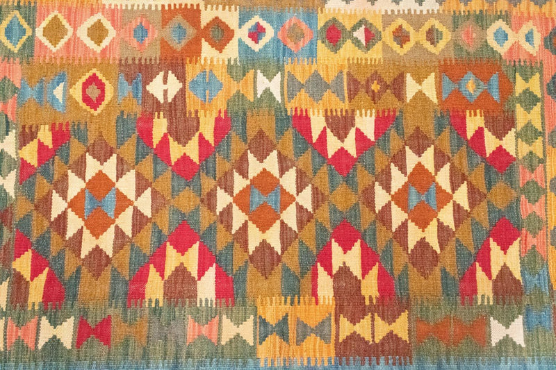 Kelim Carpet - orientalisk matta - 152 x 102 cm - flerfärgad