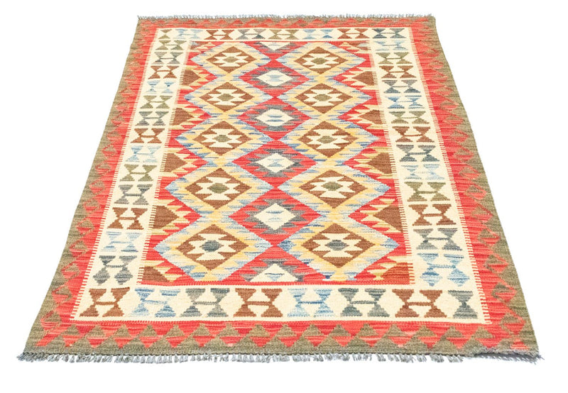 Kelim Carpet - orientalisk matta - 141 x 102 cm - orange