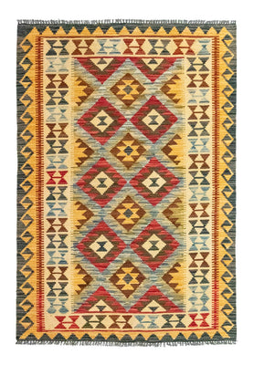 Kelim Carpet - orientalisk matta - 156 x 105 cm - grön