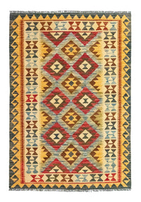 Kelim Carpet - orientalisk matta - 156 x 105 cm - grön