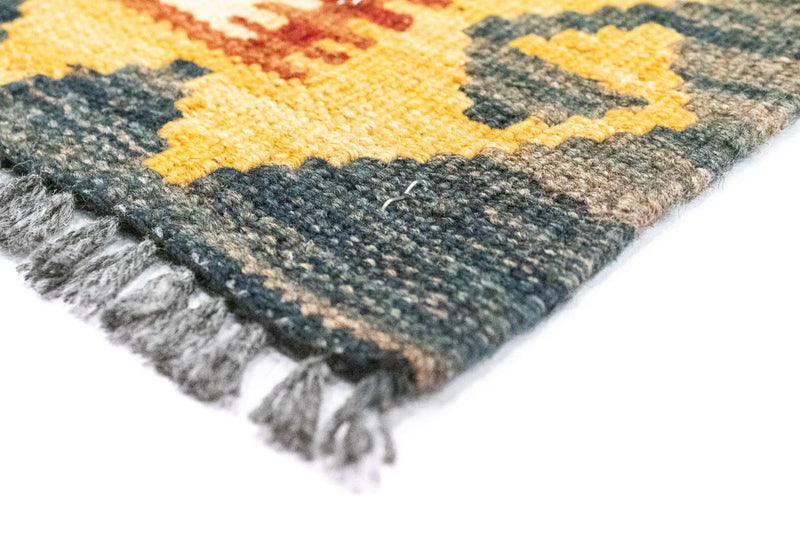 Kelim Carpet - orientalisk matta - 156 x 105 cm - grön