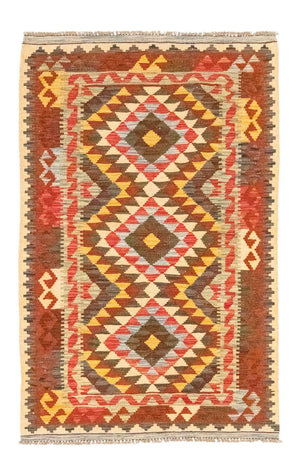 Kelim Carpet - orientalisk matta - 168 x 103 cm - gul