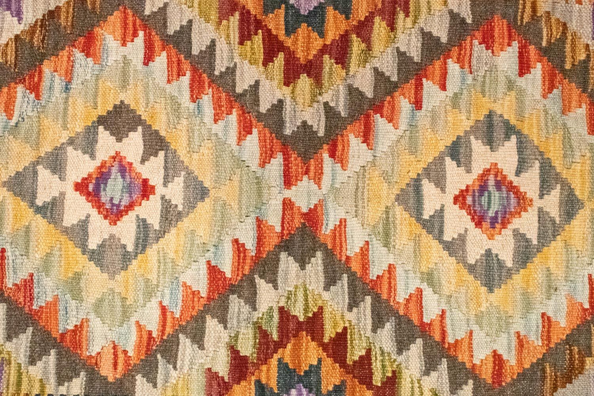 Kelim Carpet - orientalisk matta - 147 x 97 cm - orange