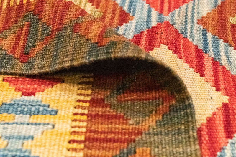 Kelim Carpet - orientalisk matta - 154 x 105 cm - orange