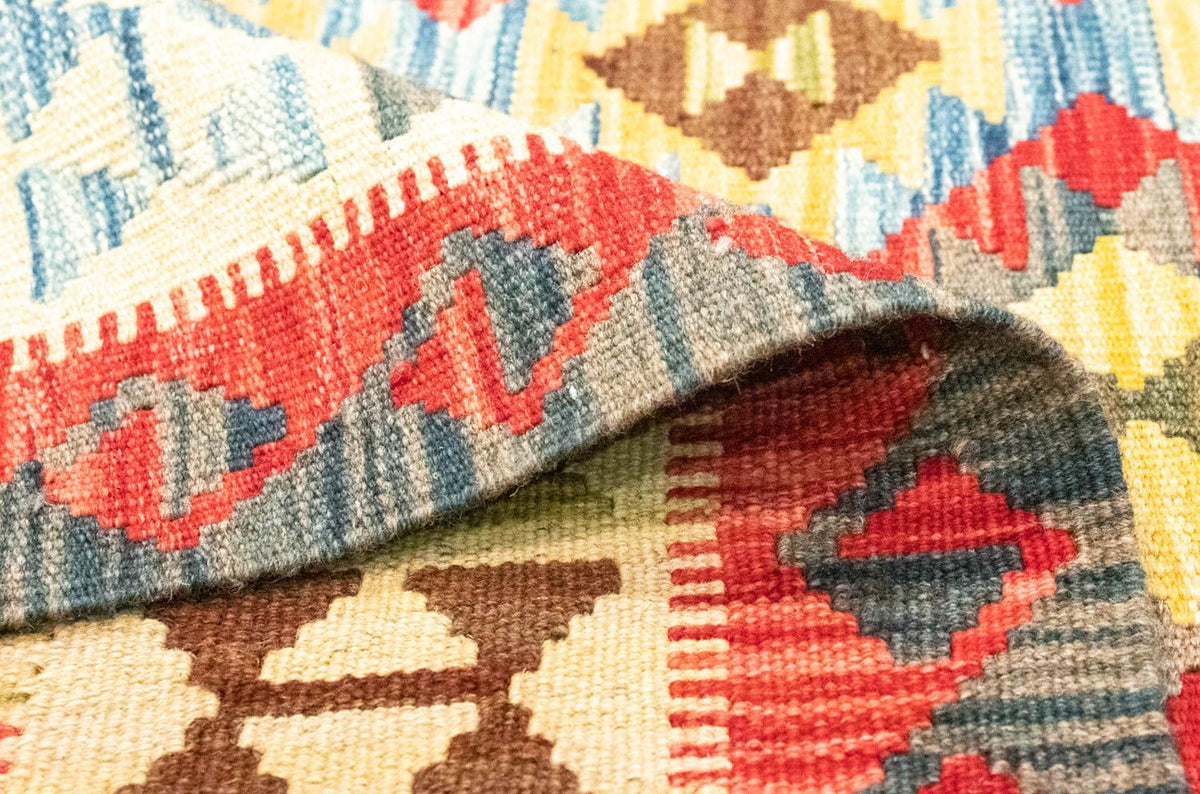 Kelim Carpet - orientalisk matta - 145 x 103 cm - orange