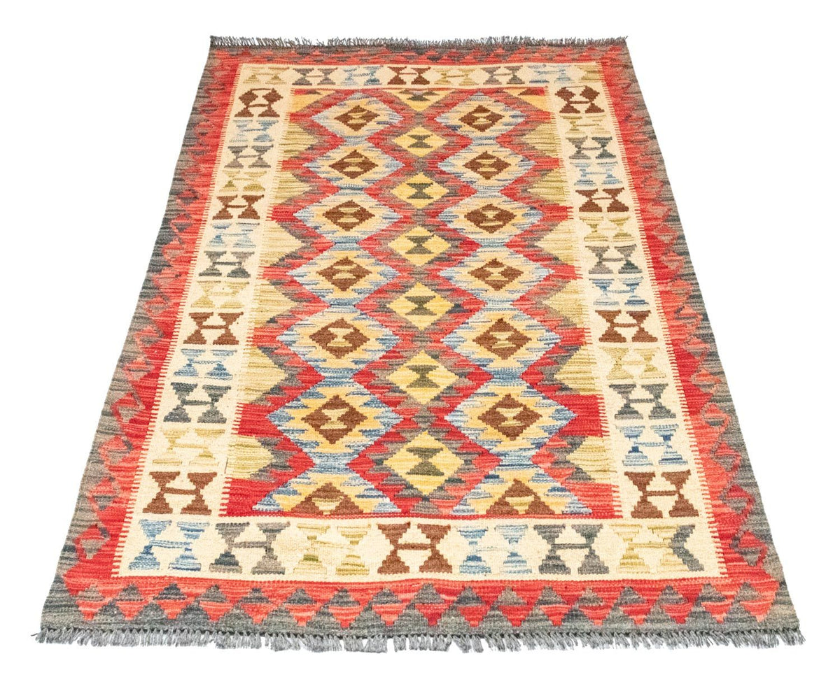 Kelim Carpet - orientalisk matta - 145 x 103 cm - orange