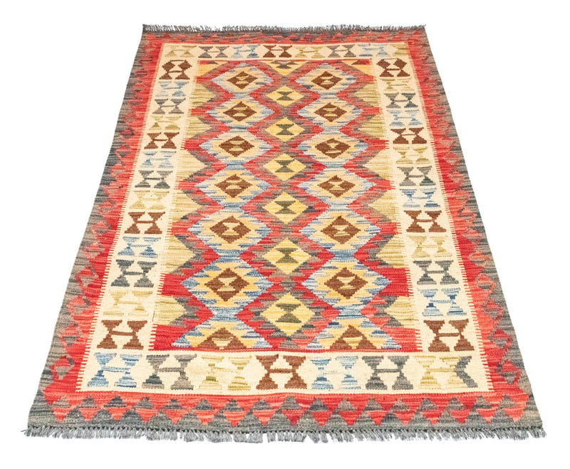 Kelim Carpet - orientalisk matta - 145 x 103 cm - orange
