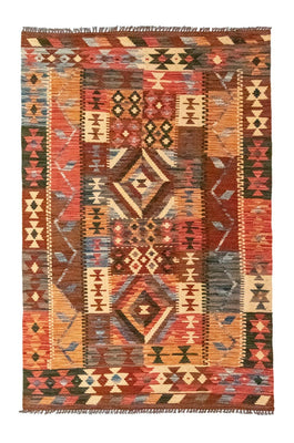 Kelim Carpet - orientalisk matta - 159 x 103 cm - flerfärgad