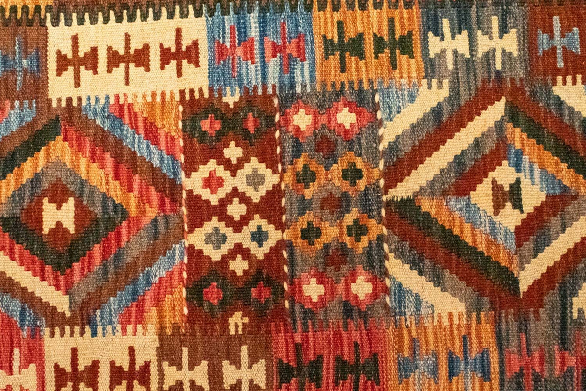 Kelim Carpet - orientalisk matta - 159 x 103 cm - flerfärgad