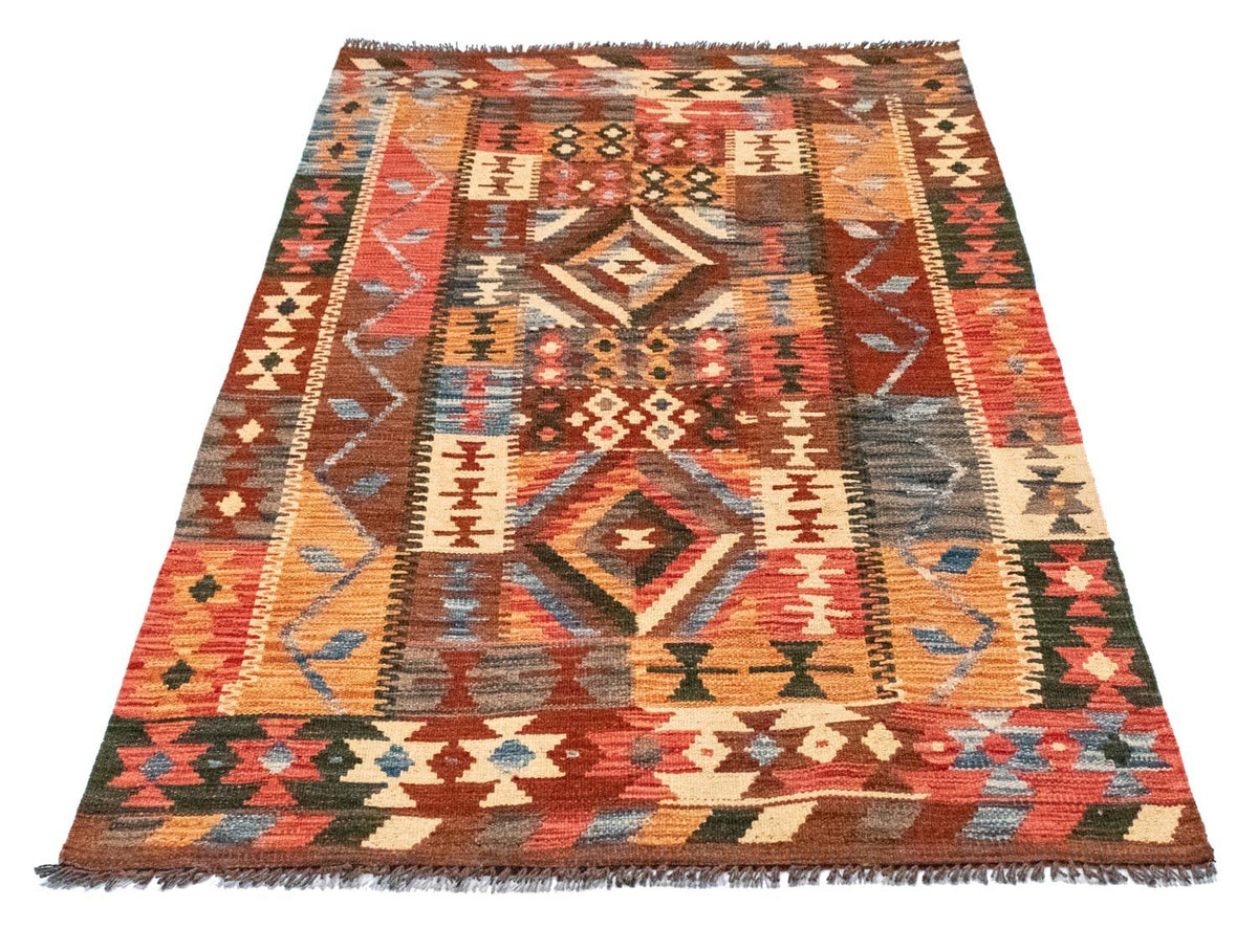 Kelim Carpet - orientalisk matta - 159 x 103 cm - flerfärgad