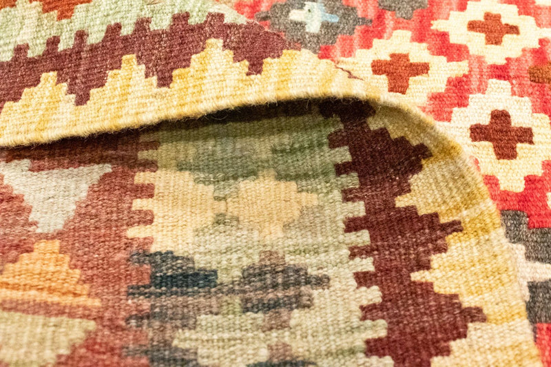 Kelim Carpet - orientalisk matta - 145 x 101 cm - orange