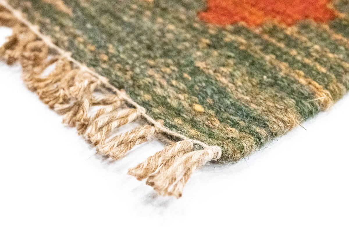 Runner Kelim Carpet - orientalisk matta - 197 x 100 cm - orange