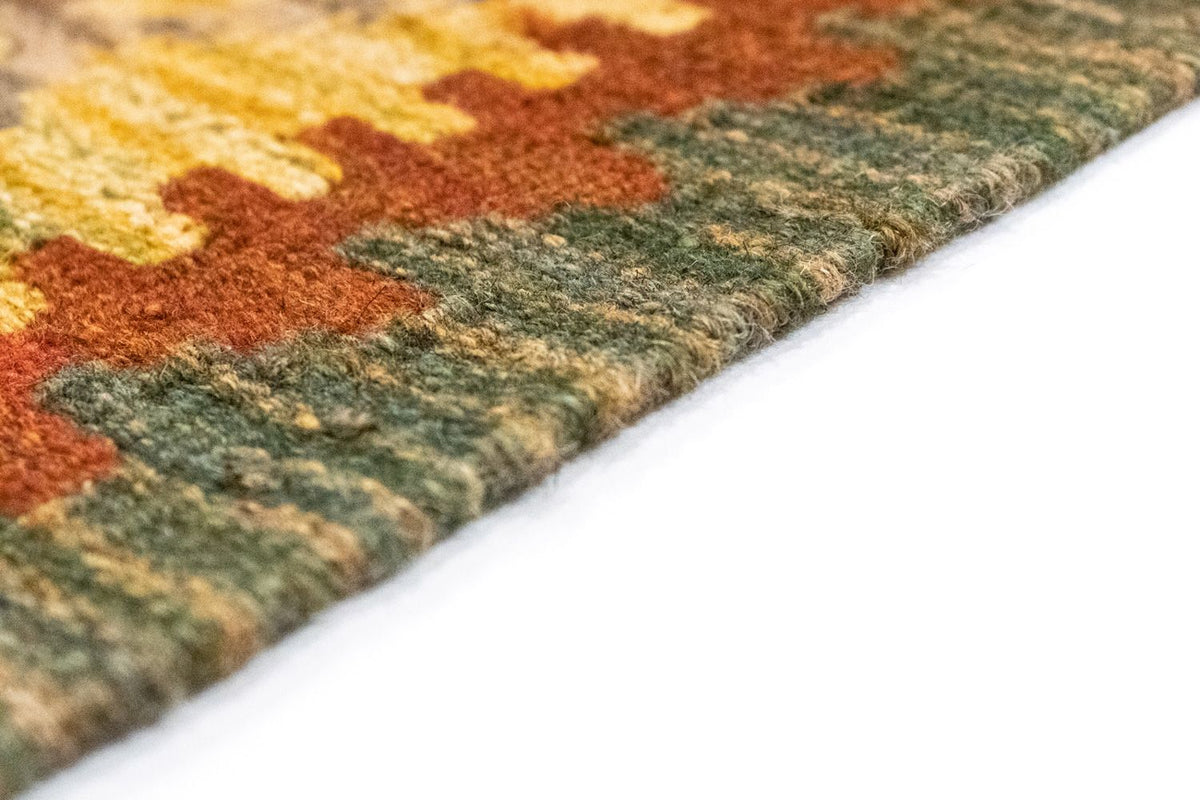 Runner Kelim Carpet - orientalisk matta - 197 x 100 cm - orange