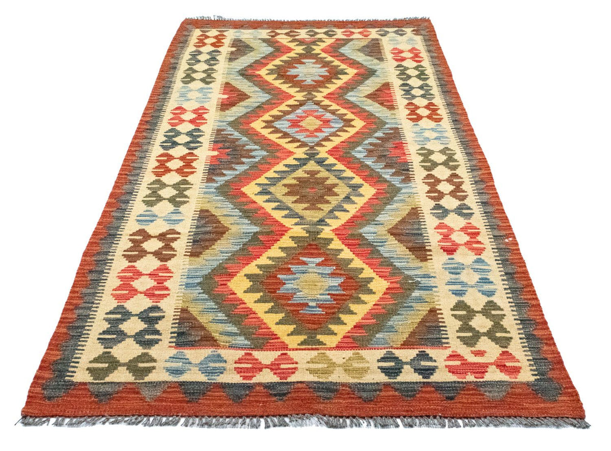 Runner Kelim Carpet - orientalisk matta - 209 x 95 cm - beige