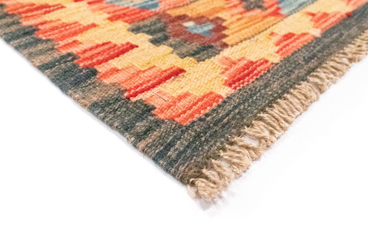 Kelim Carpet - orientalisk matta - 127 x 86 cm - gul