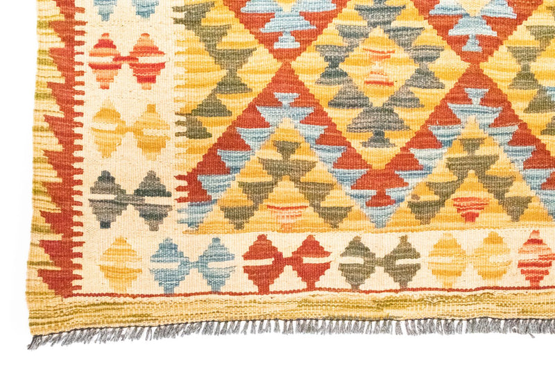 Kelim Carpet - orientalisk matta - 126 x 80 cm - orange