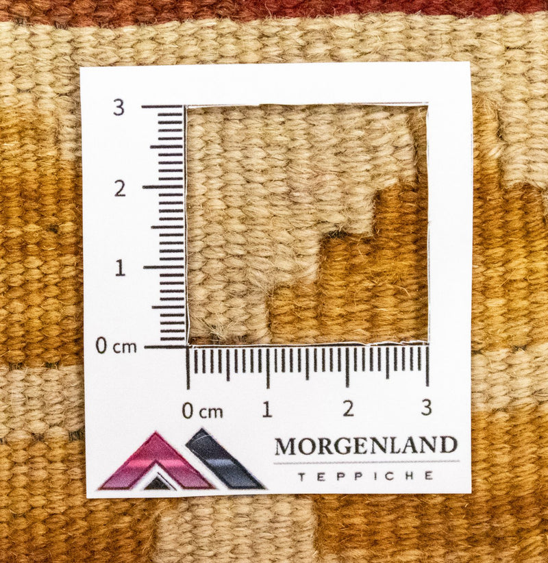 Kelim Carpet - orientalisk matta - 126 x 80 cm - orange