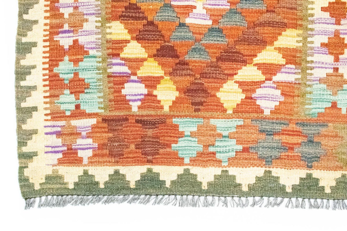 Kelim Carpet - orientalisk matta - 121 x 73 cm - orange