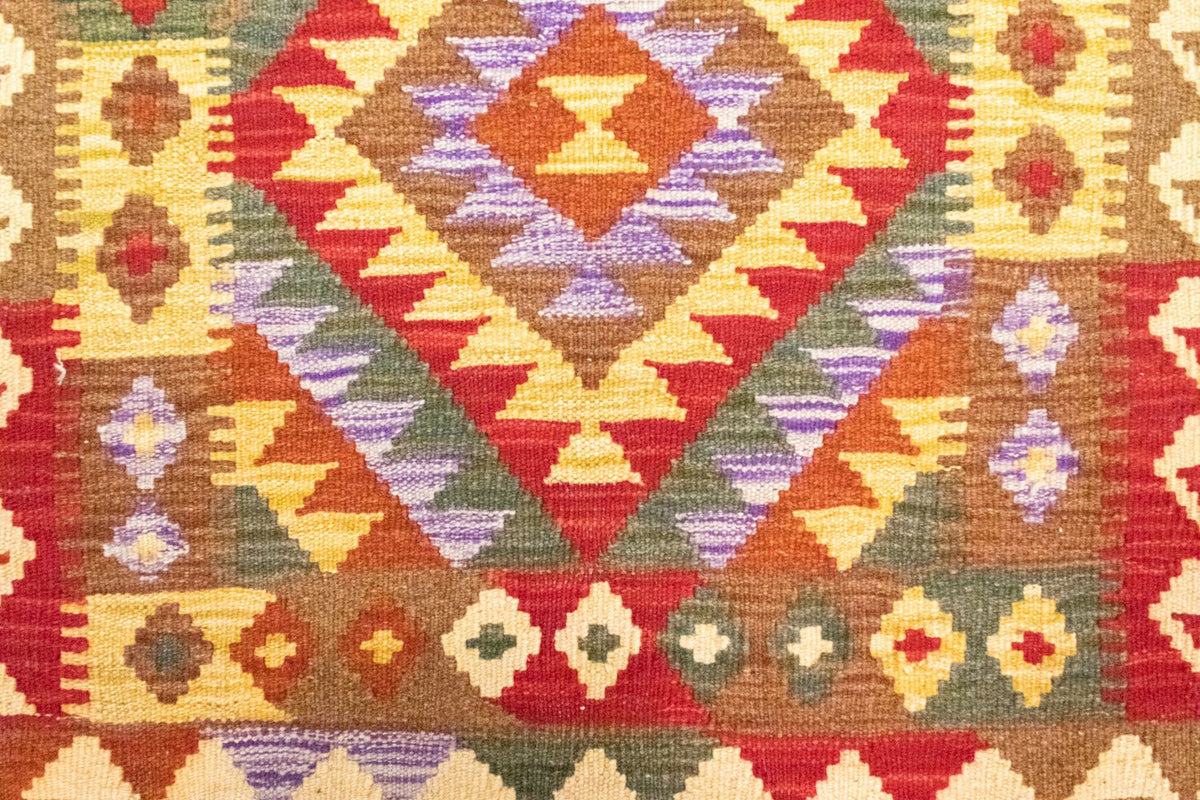 Kelim Carpet - orientalisk matta - 117 x 75 cm - röd