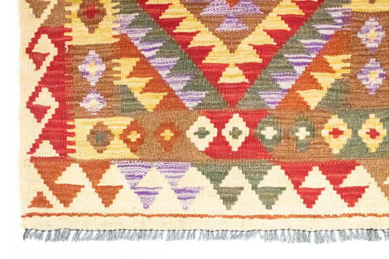 Kelim Carpet - orientalisk matta - 117 x 75 cm - röd