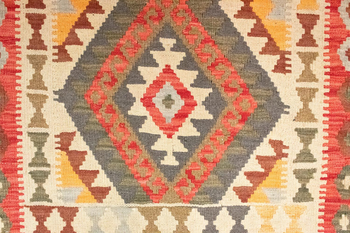 Kelim Carpet - orientalisk matta - 120 x 77 cm - orange