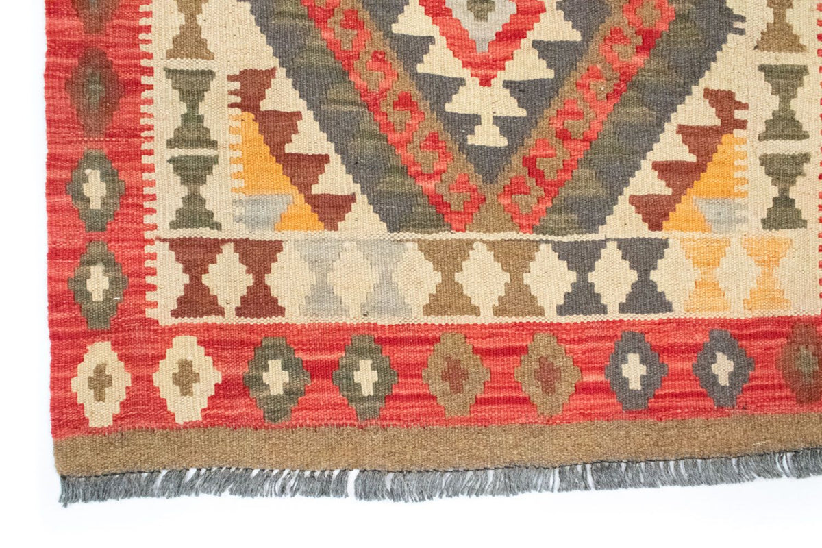 Kelim Carpet - orientalisk matta - 120 x 77 cm - orange