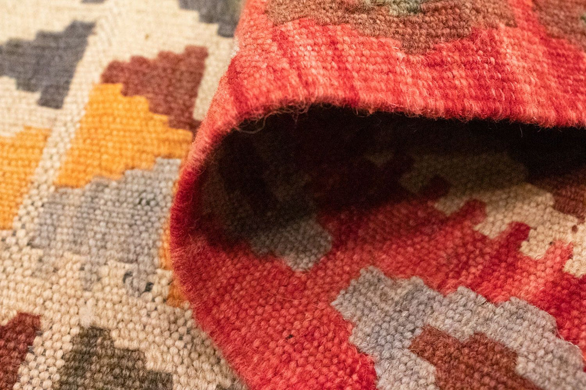 Kelim Carpet - orientalisk matta - 120 x 77 cm - orange