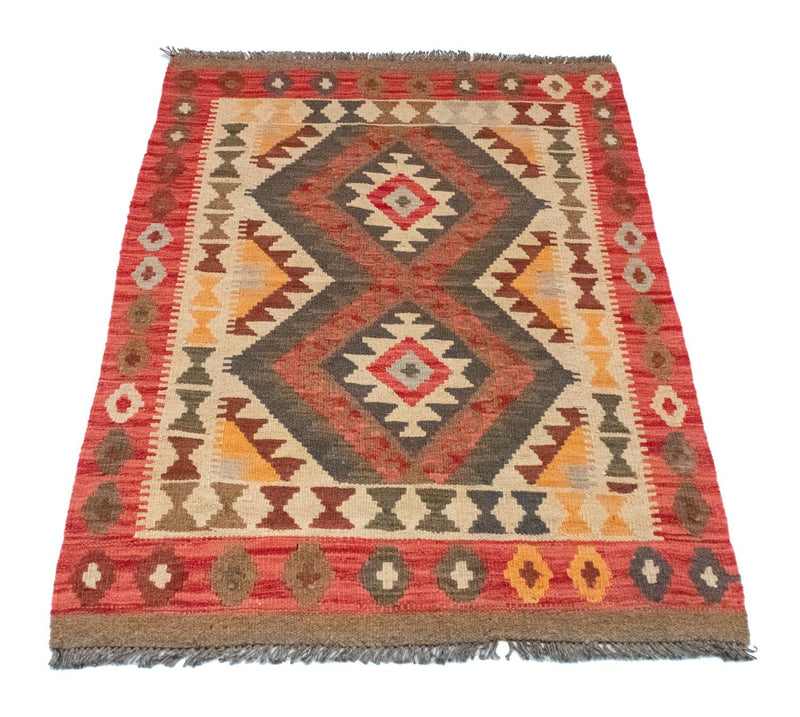 Kelim Carpet - orientalisk matta - 120 x 77 cm - orange