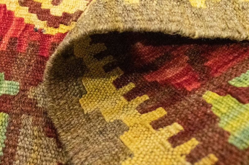 Kelim Carpet - orientalisk matta - 120 x 82 cm - orange