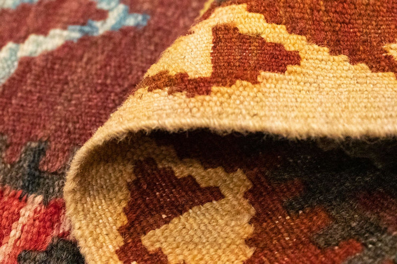 Kelim Carpet - orientalisk matta - 131 x 88 cm - brun