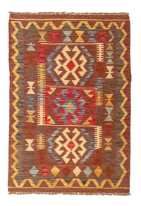 Kelim Carpet - orientalisk matta - 125 x 86 cm - brun