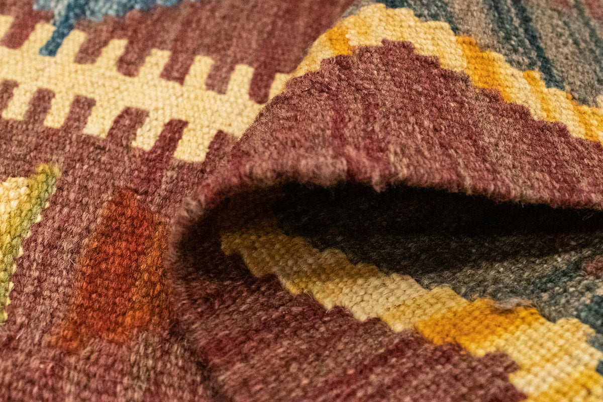 Kelim Carpet - orientalisk matta - 125 x 86 cm - brun