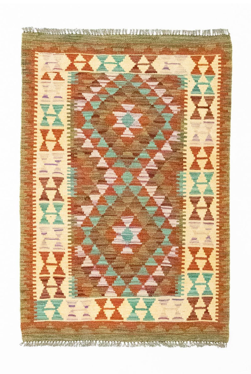 Kelim Carpet - orientalisk matta - 114 x 77 cm - flerfärgad