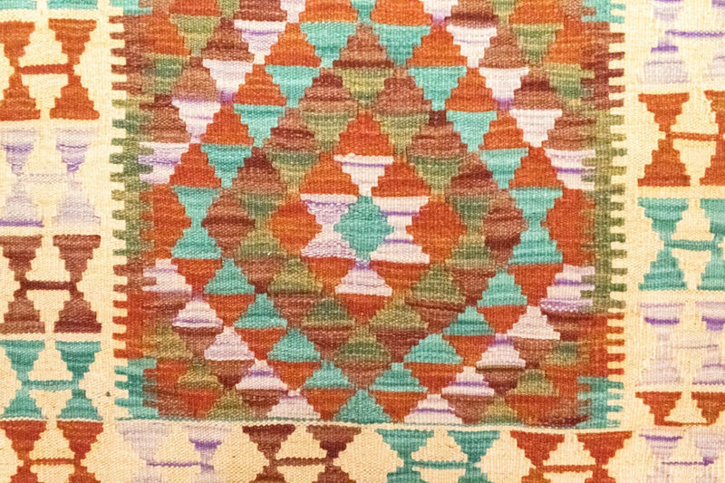 Kelim Carpet - orientalisk matta - 114 x 77 cm - flerfärgad