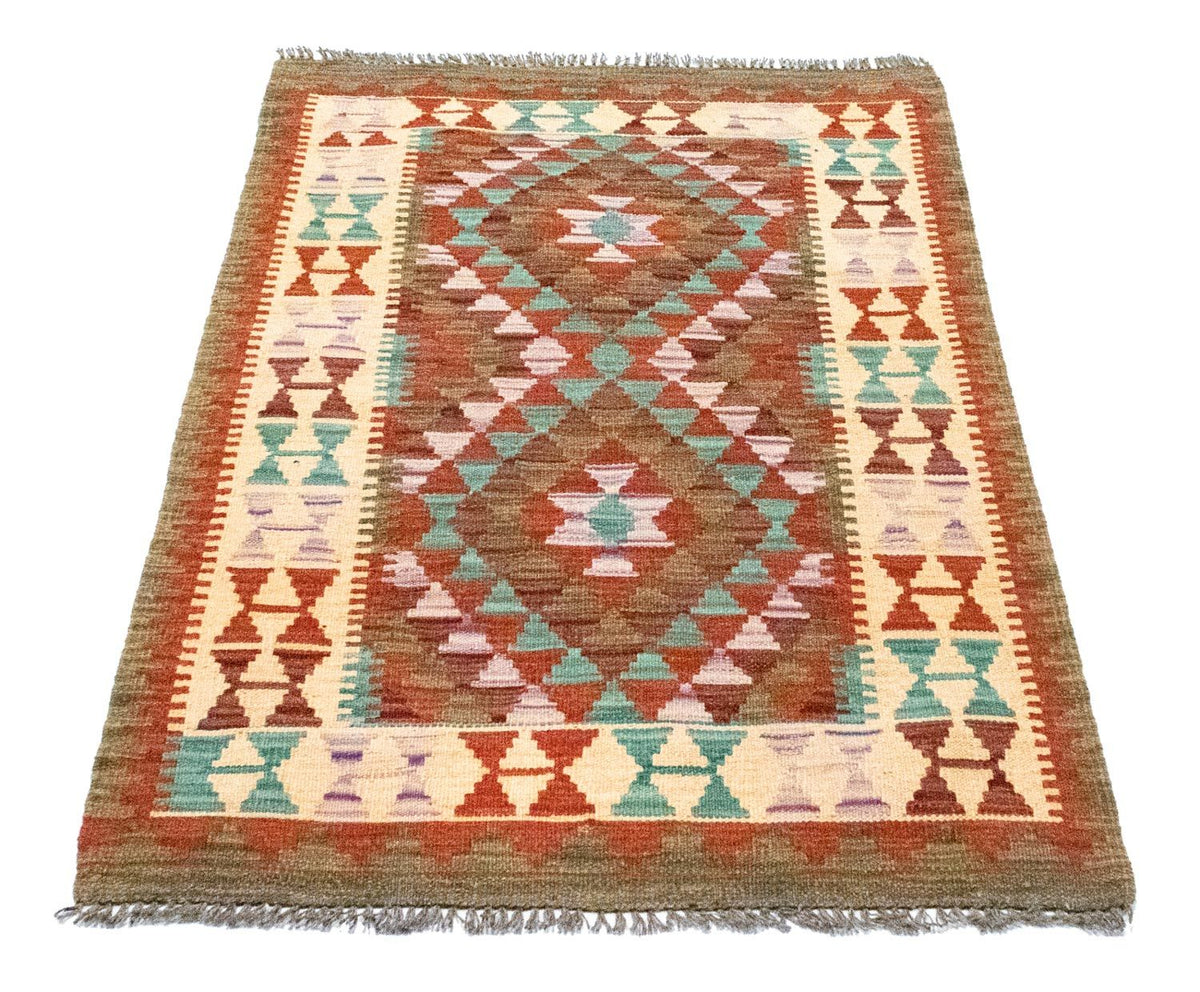 Kelim Carpet - orientalisk matta - 114 x 77 cm - flerfärgad