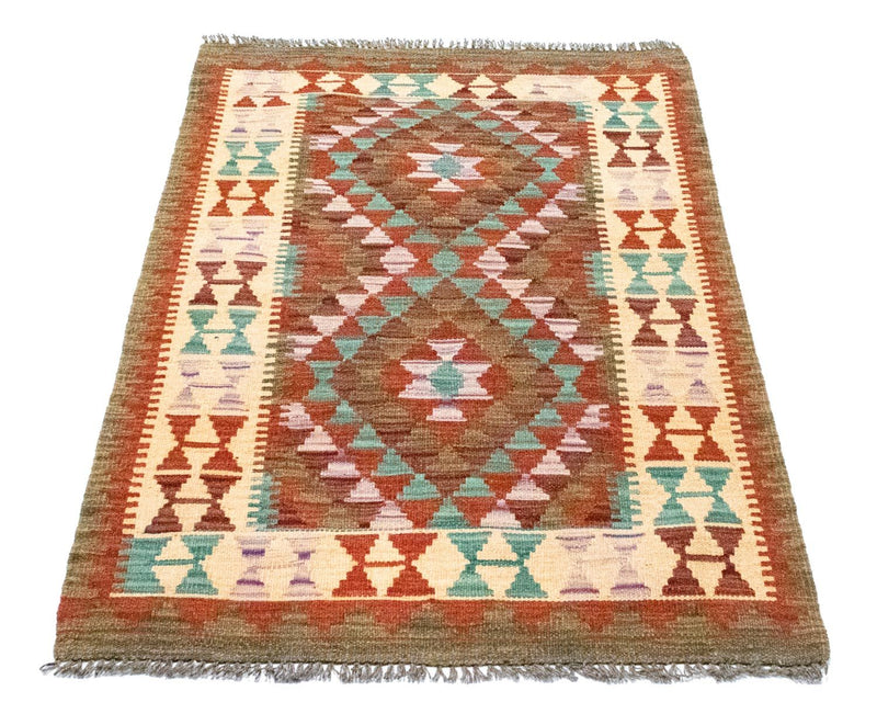 Kelim Carpet - orientalisk matta - 114 x 77 cm - flerfärgad
