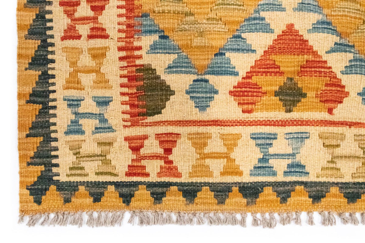 Kelim Carpet - orientalisk matta - 127 x 81 cm - beige