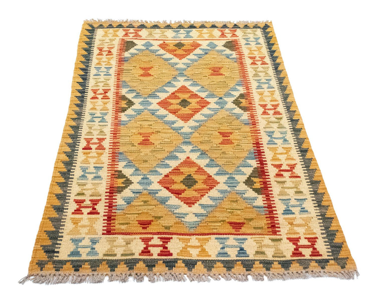 Kelim Carpet - orientalisk matta - 127 x 81 cm - beige