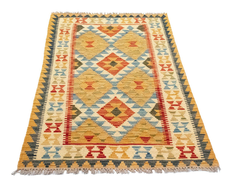 Kelim Carpet - orientalisk matta - 127 x 81 cm - beige