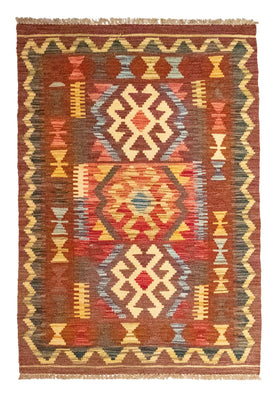 Kelim Carpet - orientalisk matta - 119 x 82 cm - brun