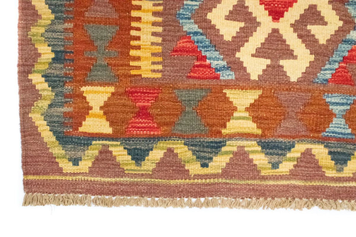 Kelim Carpet - orientalisk matta - 119 x 82 cm - brun