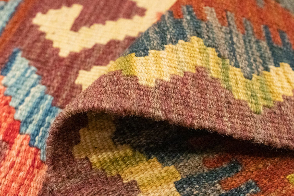 Kelim Carpet - orientalisk matta - 119 x 82 cm - brun