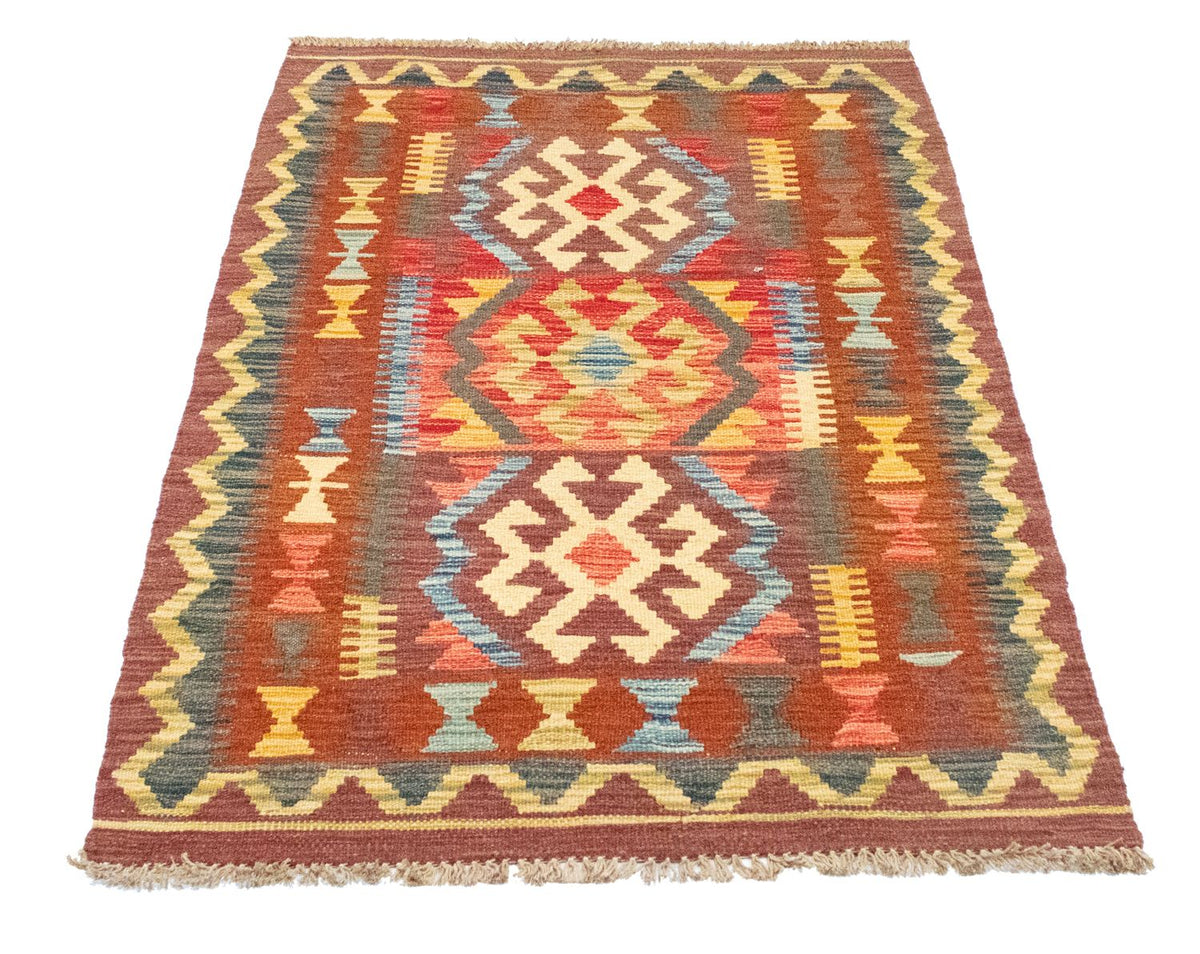 Kelim Carpet - orientalisk matta - 119 x 82 cm - brun