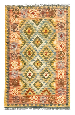 Kelim Carpet - orientalisk matta - 131 x 83 cm - flerfärgad