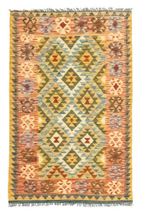 Kelim Carpet - orientalisk matta - 131 x 83 cm - flerfärgad