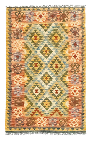 Kelim Carpet - orientalisk matta - 131 x 83 cm - flerfärgad